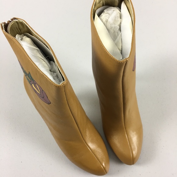 Martinez Valero Tan Leather Ankle Boots 7.5 - Picture 4 of 8